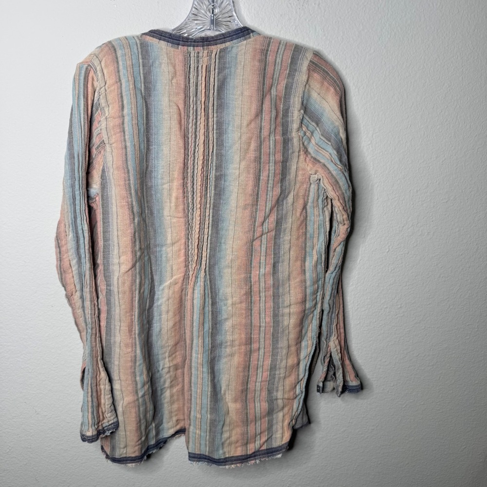 Faherty Multicolor Striped Blouse - image 3